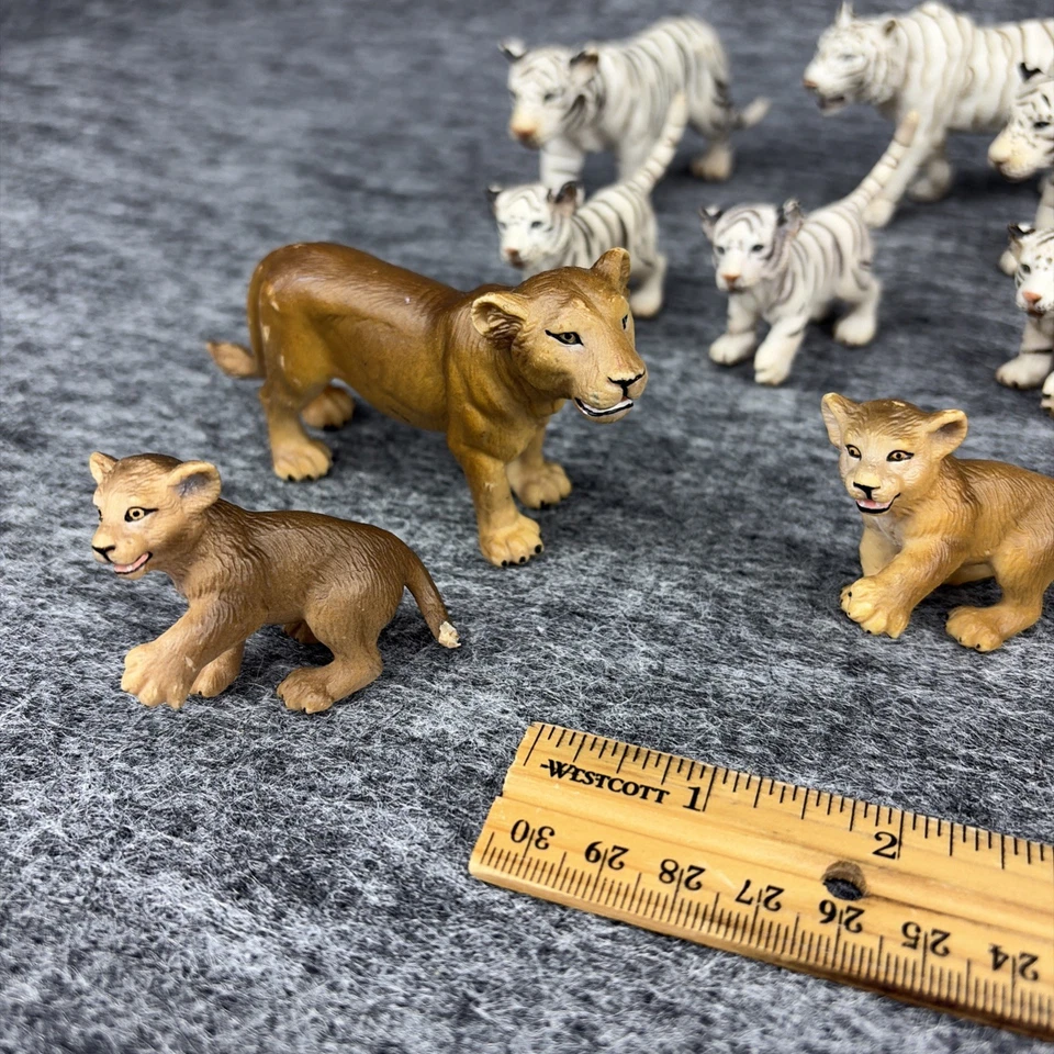 Lote de 16 animales de juguete Schleich - grandes felinos - león, guepardo, jaguar, tigre y más Foto 2 de 4