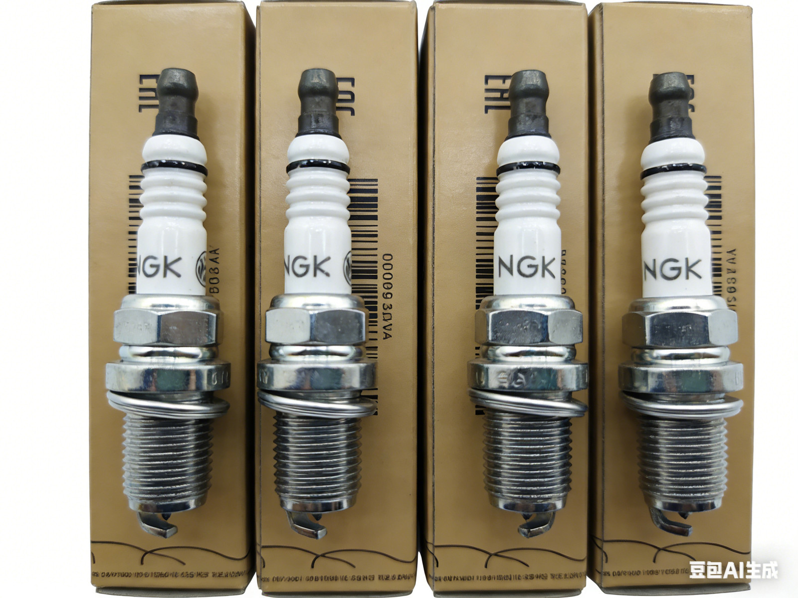 4X VW Volkswagen PLATINUM NGK spark Plug Beetle Jetta Golf OEM 101000063AA