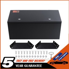 Heavy Duty Aluminium Truck Tool Box 700x300x300mm 45L Black Waterproof