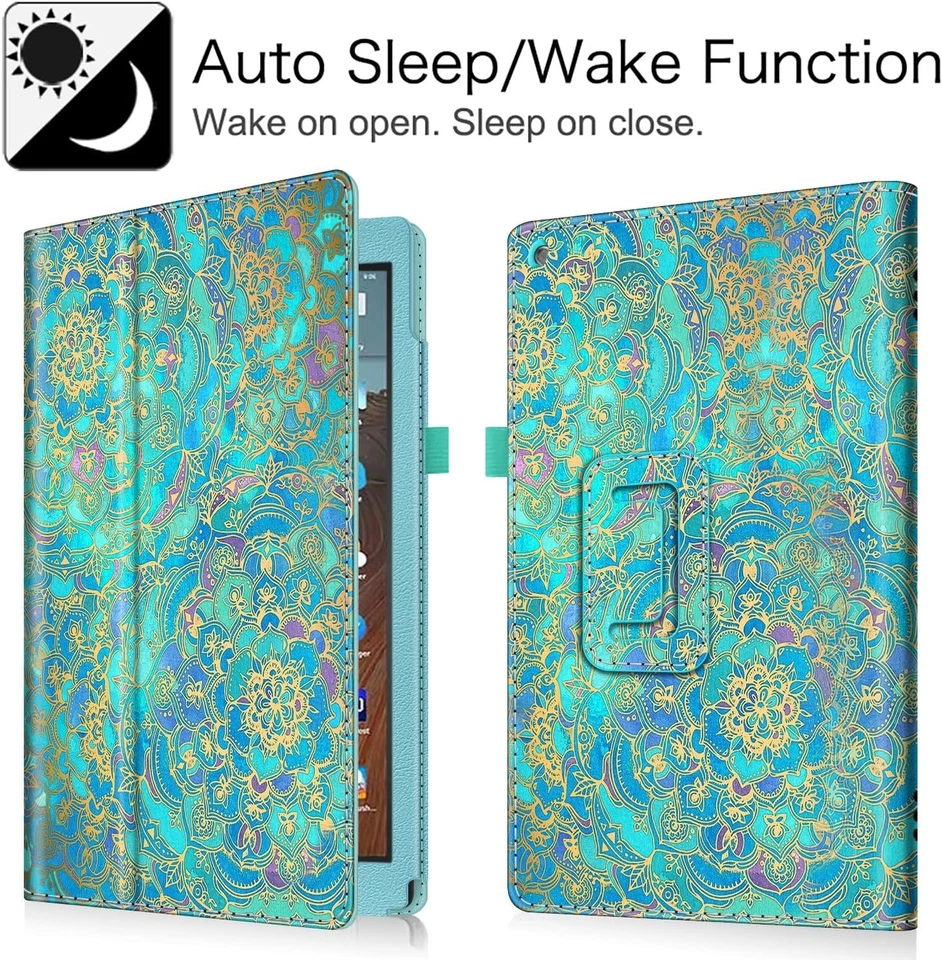 Funda tipo folio con soporte para Amazon Fire HD 10 10,1"" 9º 2019/7º 2017/5º 2015 Foto 3 de 4