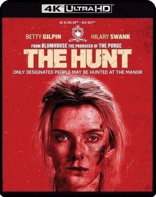 The Hunt (2020) (4K Ultra HD + Blu-ray, 2019, Shout! Factory) NEW!