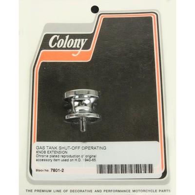 Colony Chrome Plated Gas Tank Shut Off Valve Extension Knob - 7801-2