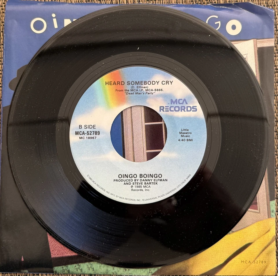 Oingo Boingo - Stay / Heard Somebody Cry - MCA MCA-52789 M PS - Image 4 of 4