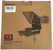 Desview T3 Teleprompter For SmartPhone Tablet Camera DSLR Interview Recording 