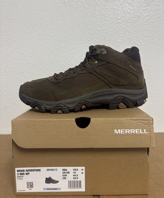 Merrell Men s Moab Adventure 3 Mid Hiking Boot Color Brown Size 10.5