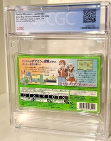 Pokemon Leaf Green Version CGC Graded 9.0 Nintendo Game Boy Advance 2004 Not PSA