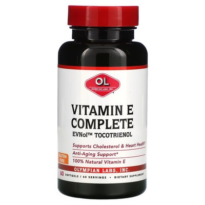 2 X Olympian Labs, Vitamin E Complete, 60 Softgels