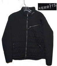 Kerrits Women Equestrian Black Quilted Puffer Riding Jacket Zip Up sz M medium