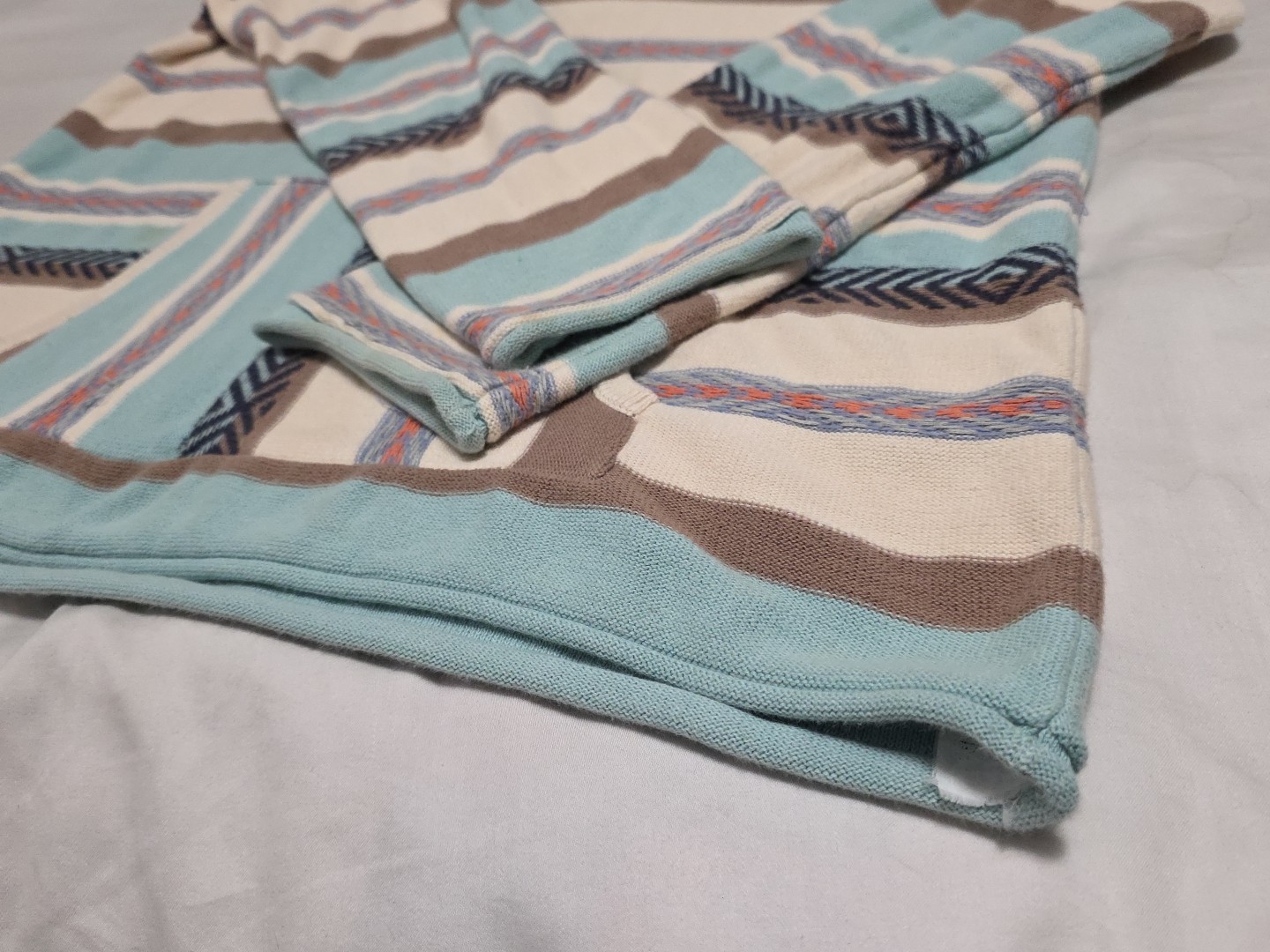 Pendleton Baja Lightweight Pullover Striped Hoodi… - image 10