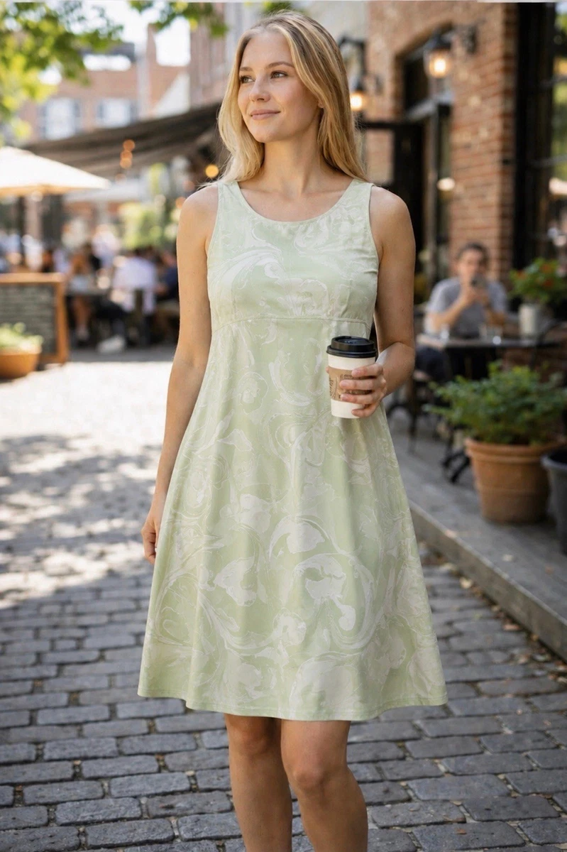 ladies capri dress Baltic Born Womens Capri Smocked Maxi Dress | White Multi Print main image 1