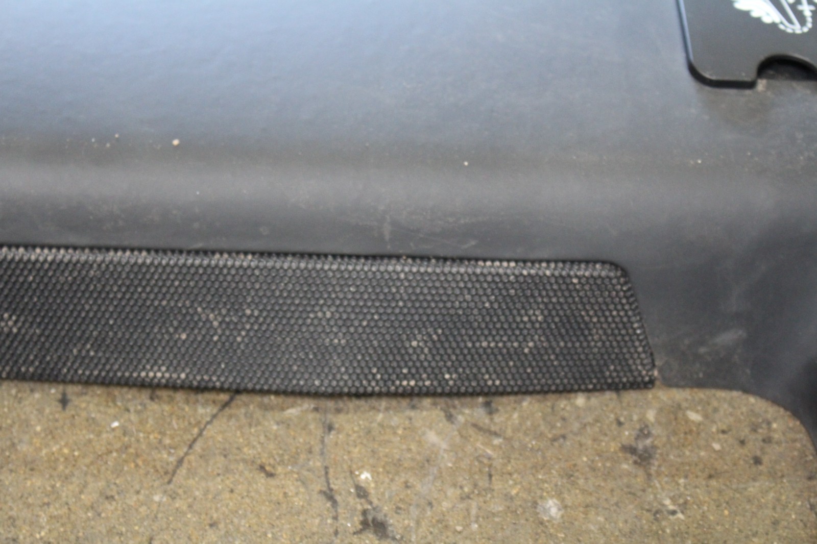 Ferrari 296 GTB, Rear Lower Trim Panel, Bent Grille, Used, P/N 947685