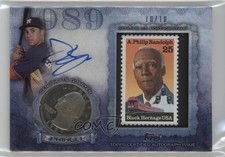 2015 Topps Birth Year Coin and Stamp 10/10 George Springer #BYA-GSP Auto 0qo1