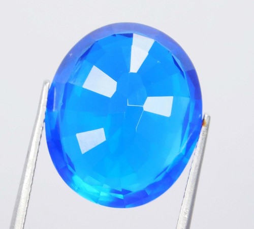 Piedra preciosa suelta impecable espinela azul cobalto natural sin calentar de 20,20 quilates certificada - Imagen 9 de 9