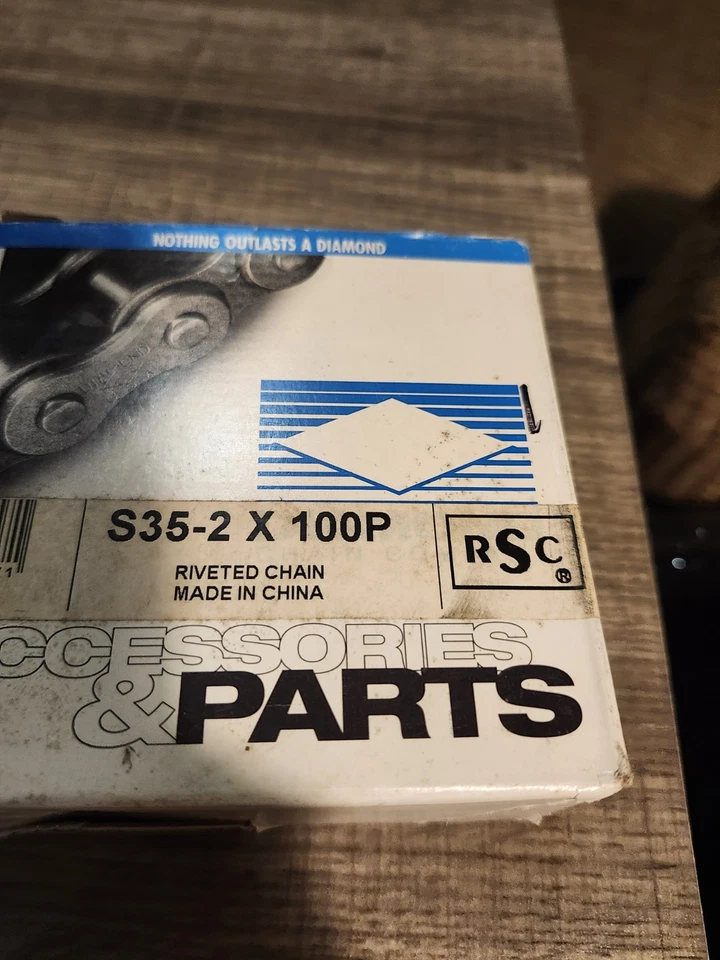 Cadena primaria Diamond S35-2 X 100P-Harley Davidson 1929 y posteriores 45ci Solo Foto 2 de 3