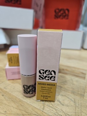New Gen See Mixed Media Matte Liquid Eyeshadow Linen 04 0.23 fl oz 7 ml With Box