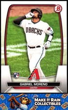 Gabriel Moreno 2023 Bowman #69 Arizona Diamondbacks Rookie RC