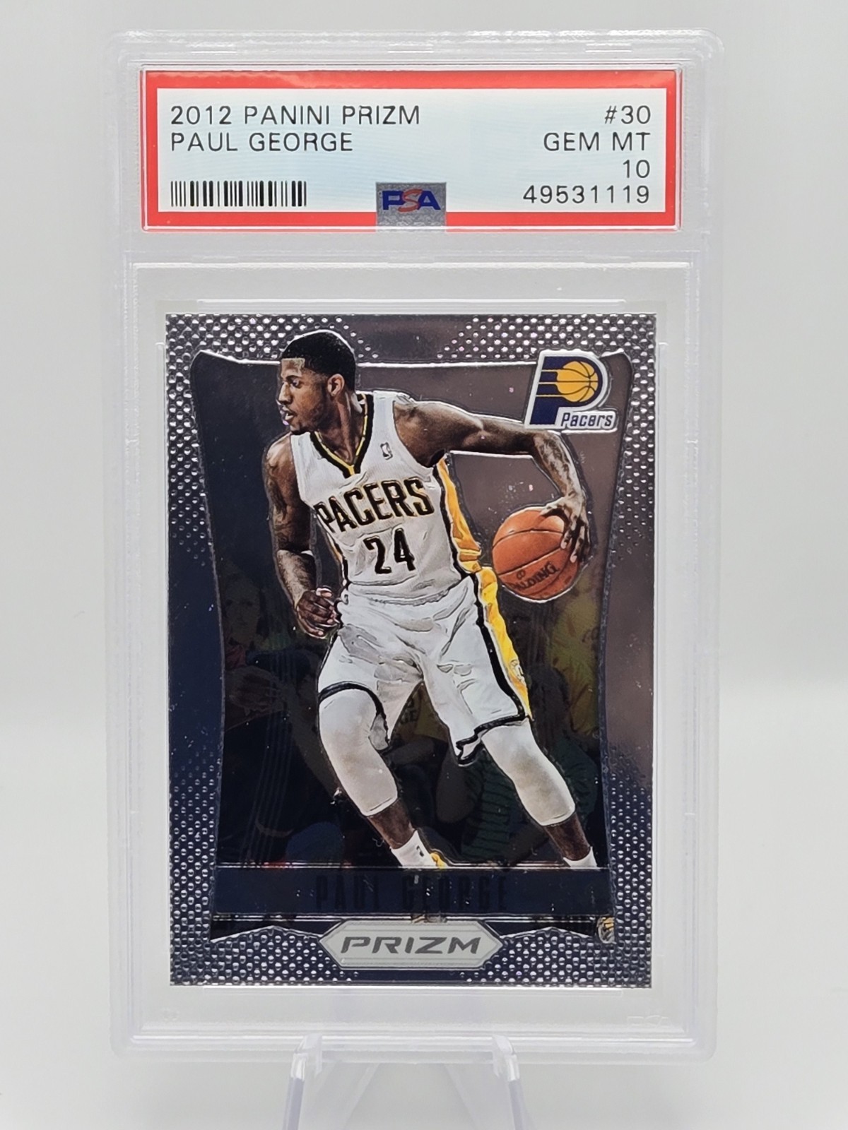 2012-13 Panini Prizm - Paul George #30 PSA 10 Gem Mint Indiana Pacers