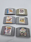 N64 Japan Game Bundle 6 Super Smash Bros Tomagatchi Powerful Pro Baseball Tested