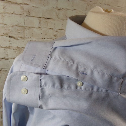 Mixed Lot/3 Men's Dress Shirt Long Sleeve Beige Stripe Blue Stripe & Solid - Picture 11 of 23