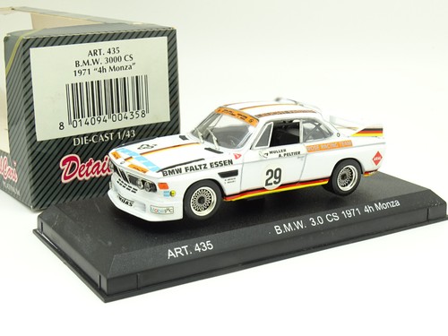 Detail Cars 1/43 - BMW 3.0 Cs 4H Monza 1971 - Muller Peltier