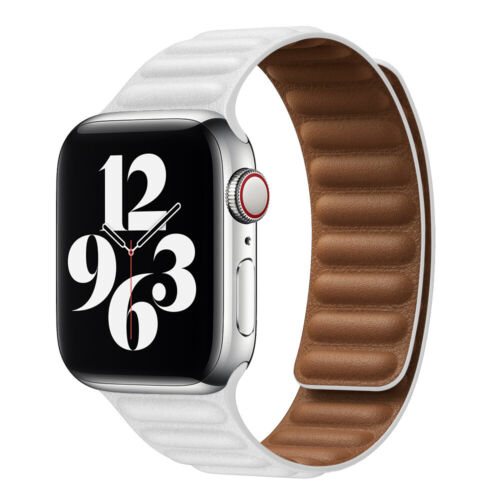 Magnetic Soft Leather Band Strap for Apple Watch Series 10 9 8 7 6 5 4 3 38-49mm - Picture 12 of 40