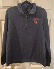 Champion Elite Men's Gray 1/4 Zip Pullover Sweater Size Medium