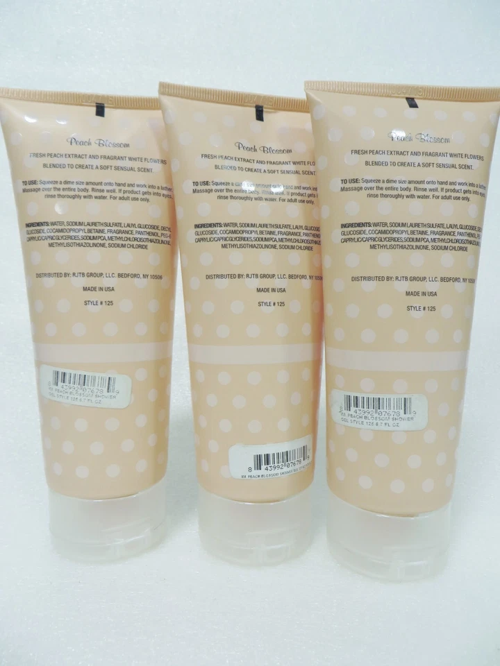 ISAAC MIZRAHI FABULOUS PEACH BLOSSOM SHOWER GEL 6.7 OZ (Lot of 3) Foto 2 de 2