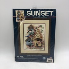 Dimensions Sunset Cross Stitch Kit "New Home" 2004 New-Unopened 14ct.