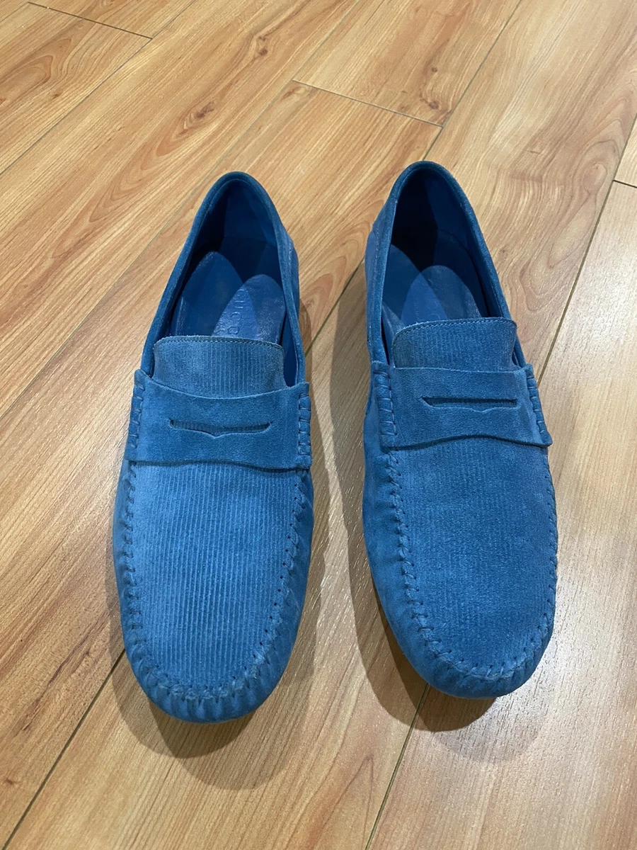 Gucci Suede Blue Dress Shoes for Men for sale | eBay display picture 1