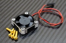 Aluminum High Speed HV Cooling Fan 30x30x10mm (Silver/Black) 30x30 For PTK-2111