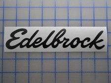 Edelbrock Sticker 3 5 7.5 11 Intake Carb Performer Jets Ls Heads Efi Camaro