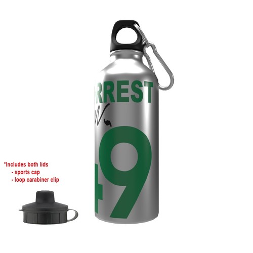Celts Bottle Forrest 2-Lid Aluminium 600 or 750ml Silver - Picture 4 of 7