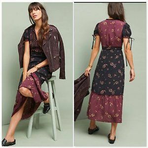 anthropologie boho dress