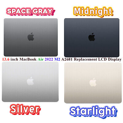 A2681 APPLE MACBOOK AIR 13 (M2, 2022) - LCD DISPLAY ASSEMBLY (SPACE GRAY) -  NEW