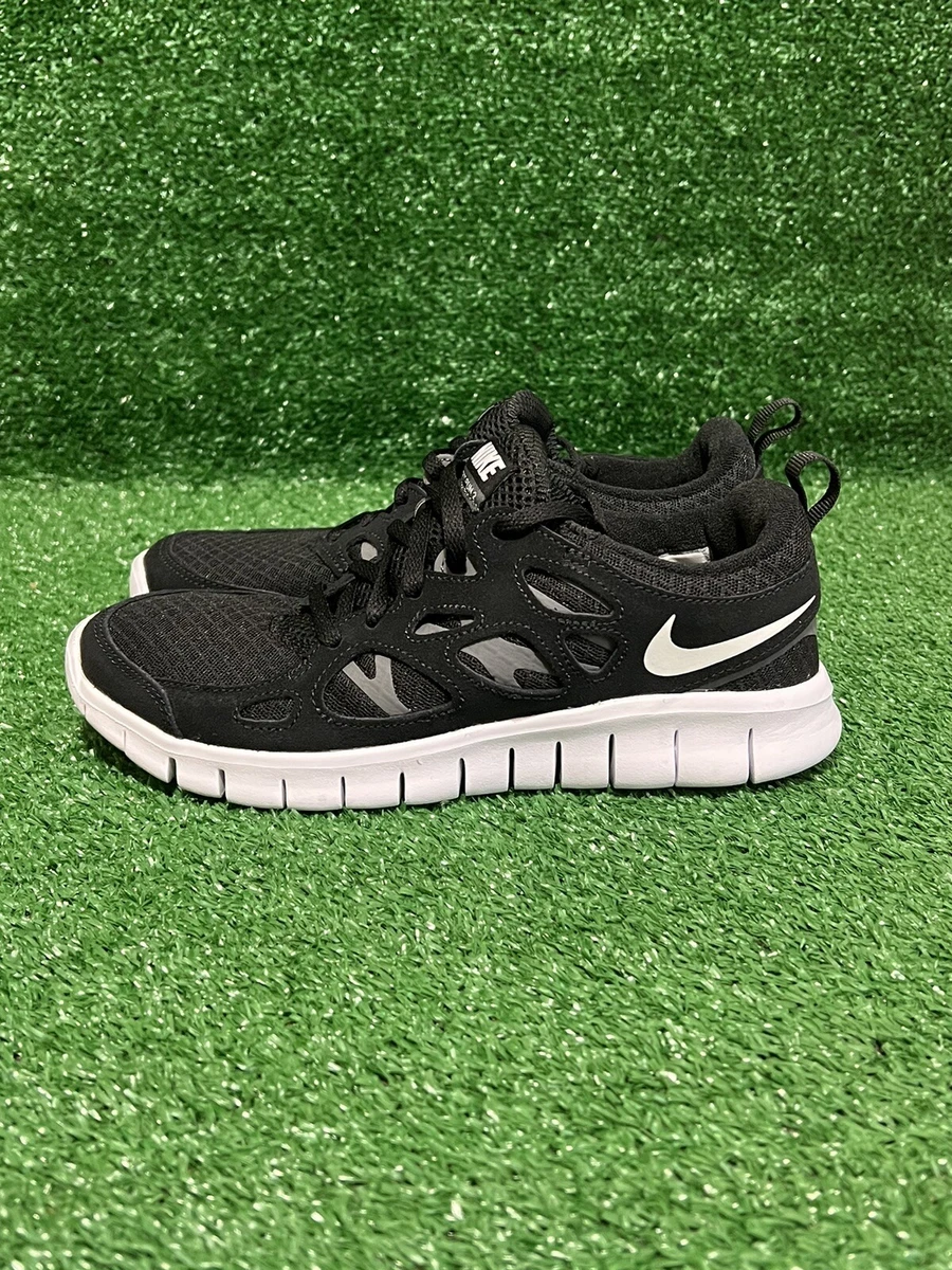 Nike free run sale 2 black white