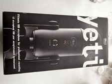Blue Yeti Blackout Microphone And Spit Guard Hardly Used
