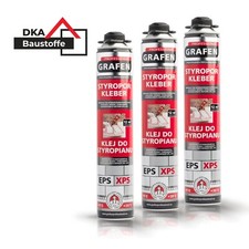 Dämmstoffkleber Klebeschaum 3 x 750 ml Perimeterkleber EPS XPS