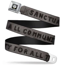 The Walking Dead Sanctuary For All Seatbelt Belt