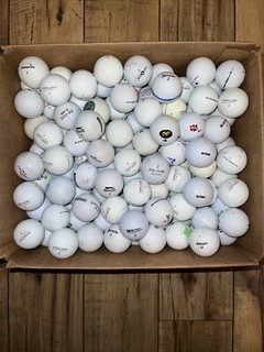 100 Assorted Brands Used White Golf Balls AA AAAAA