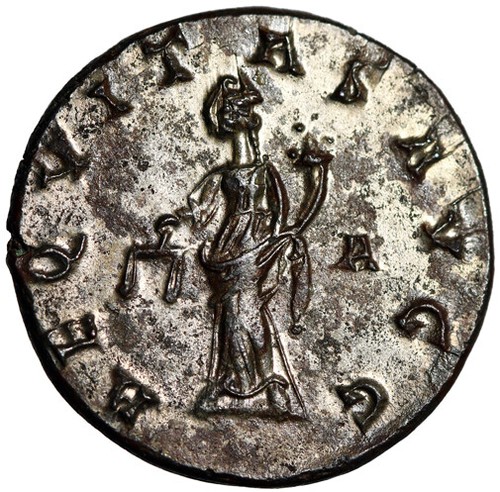 Carinus Silvered Antoninianus "Aequitas Holding Scales" Choice Extremely Fine