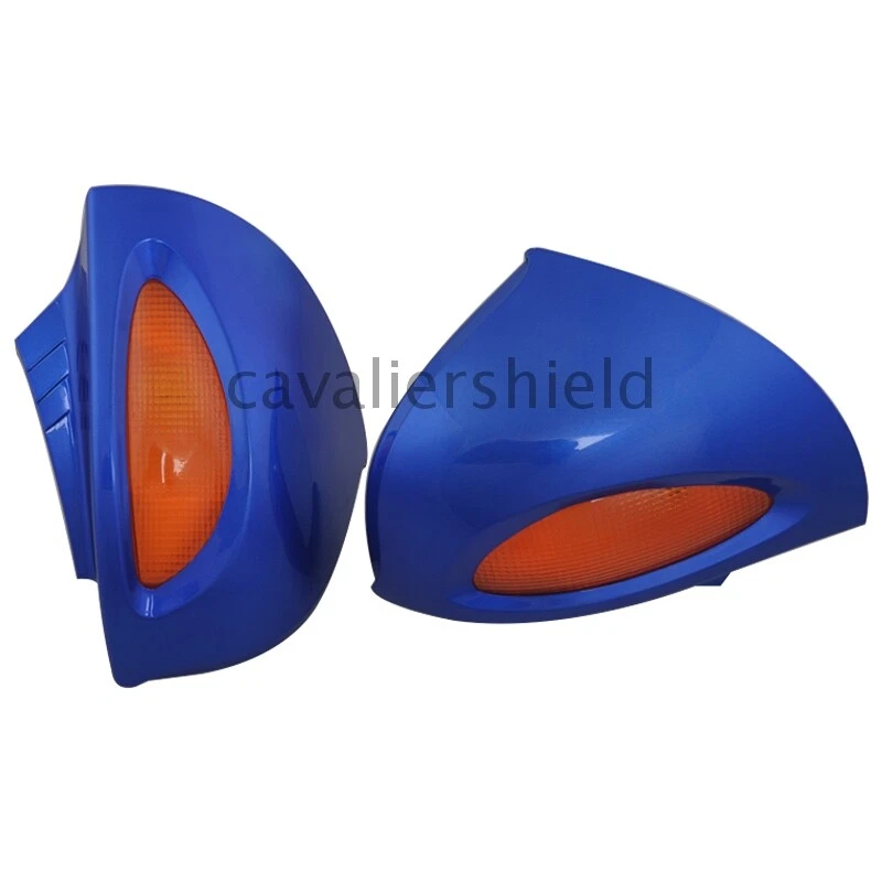 Синие зеркала заднего вида желтые линзы указателя поворота для BMW R1100 RT R1100 RTP R1150 RT - Изображение 2 из 4