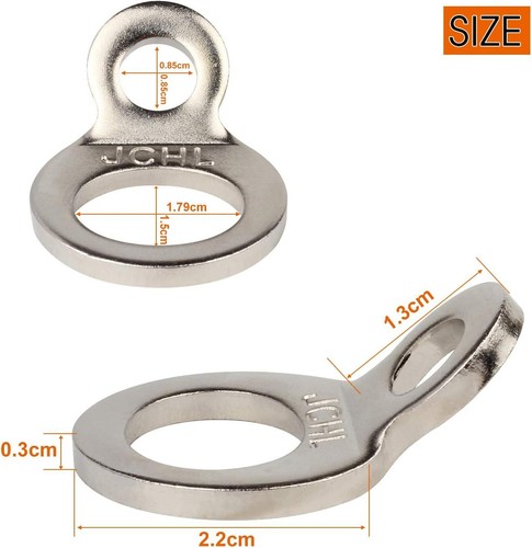 Ganci di Ancoraggio Tie Down Sporco Bici Tie Down Cinghia Anelli per Moto Confezione da 4 - Foto 2 di 12
