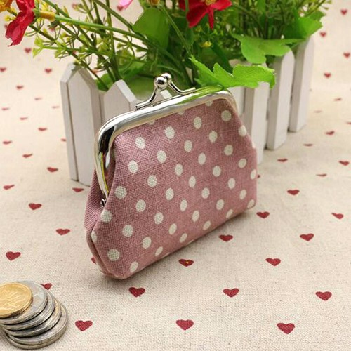 Retro Small Wallet Change Coin Purse Clutch Key Card Holder Handbag Pouch Gift - Picture 20 of 45