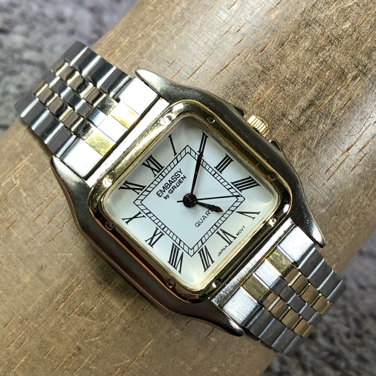 Embassy by Gruen, Waltham Classics & Geneva Quartz Two Tone Analog Women\'s Watch Vintage Embassy by Gruen Women main image 2
