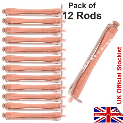 Perming Curler Rods Perm Hair Pink Medium Size Perm Rollers Pack