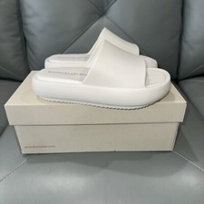 J Slides White Eva Squish Size 8 Women  s