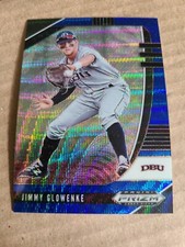 Jimmy Glowenke 2020 Panini Prizm Draft Picks Blue Wave PDP68 Baseball Card