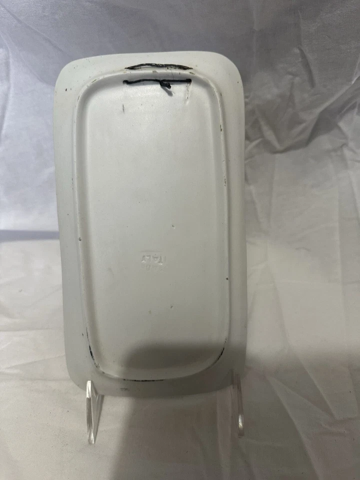 Vintage Italian Ceramic Signed Hand Painted Italian Soldier Wall Hanging/plaque - Image 4 of 4