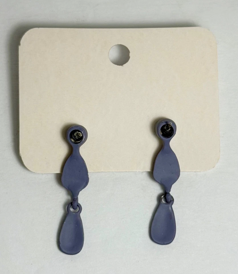 Енот серьги серый и черный голова на передней хвост на задней части уха новый с Ярлыками - Изображение 2 из 3