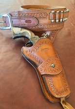 Classic Hollywood B Western Buscadero Holster Colt SAA 5 1/2"/4 5/8" Barrel